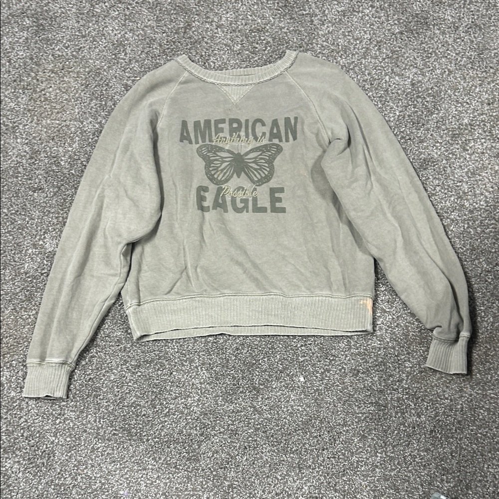 American Eagle Outfitters Butterfly Graphic Sweater